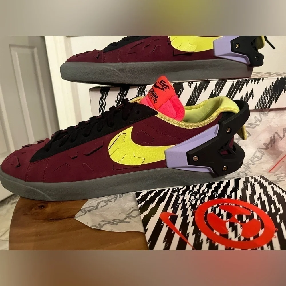 Nike x ACRONYM Blazer Low leather trainers